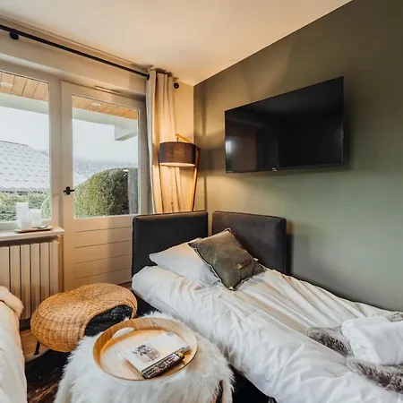 Furnished Ground Floor At Allée Sous Allard Classified 3 Stars * Megève